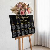 Wedding Seating Chart Acrylic Sign